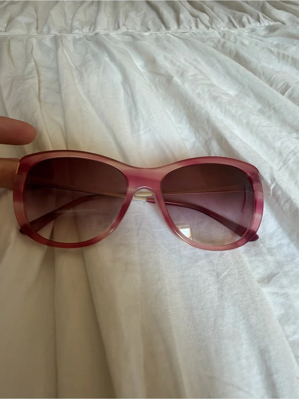 Giorgio Armani Pink Gradient Cat-Eye Sunglasses